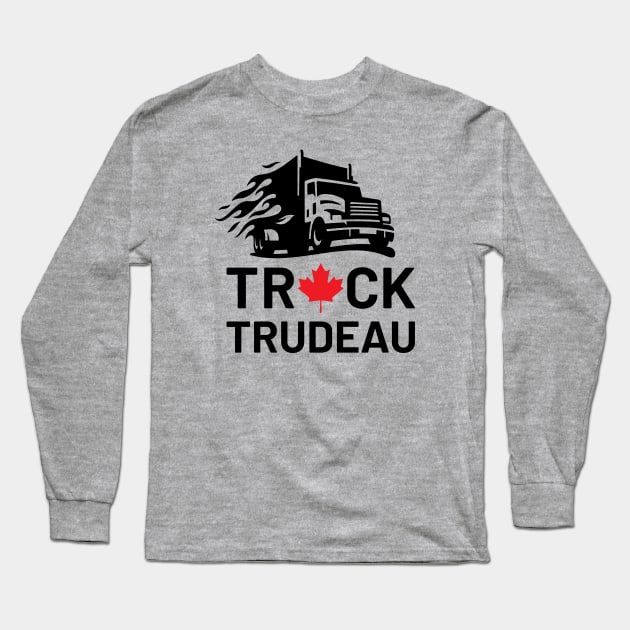 Truck Trudeau Long Sleeve T-Shirt by Moe Tees